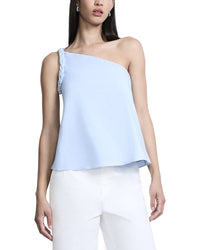 Bcbgmaxazria One Shoulder Braided Top