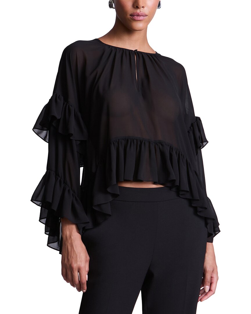 Bcbgmaxazria Ruffle Swing Top