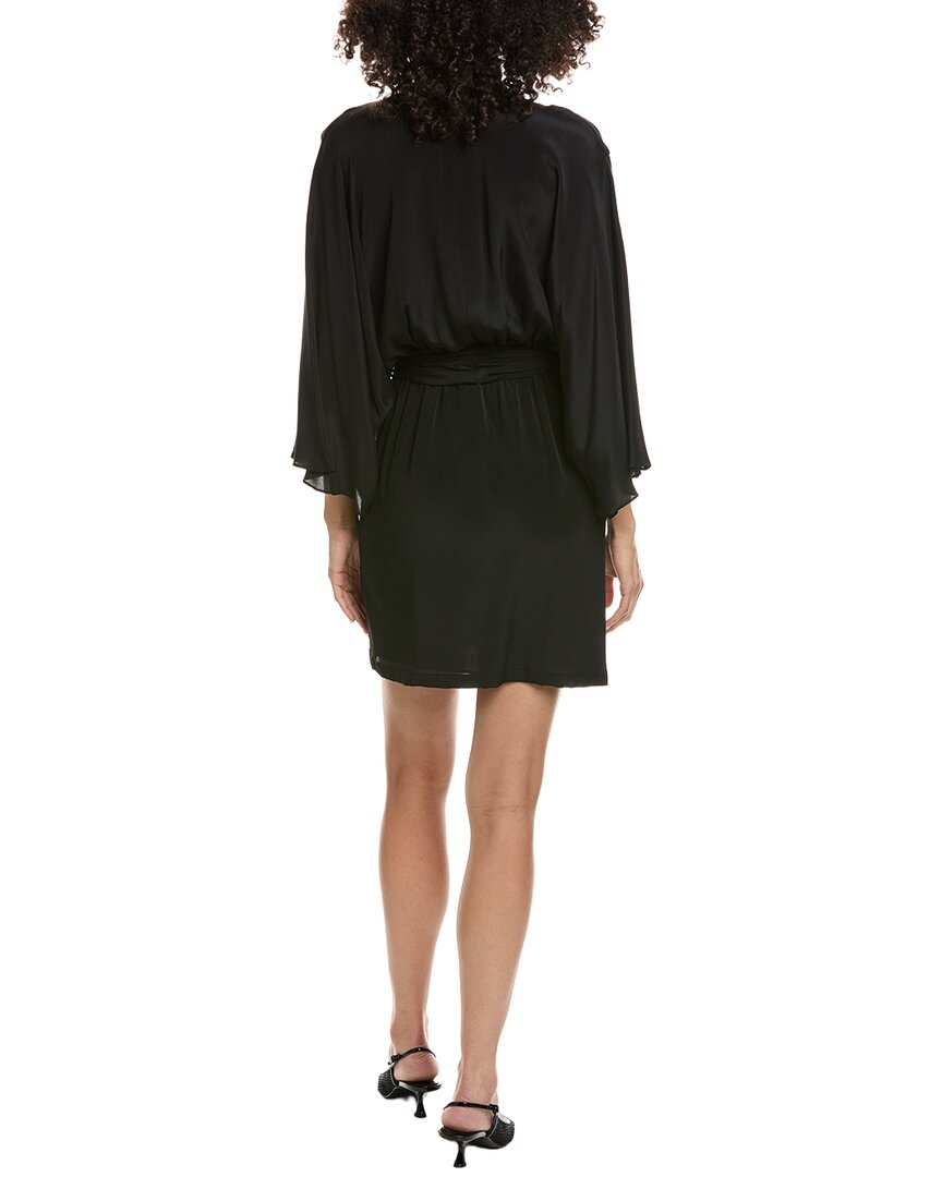 The Kooples Modern Kimono Silk-Blend Mini Dress