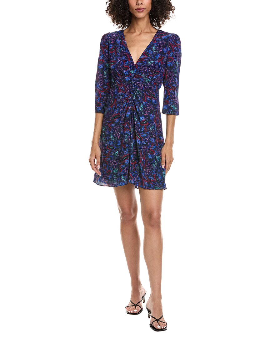 The Kooples New Feathers Silk Mini Dress