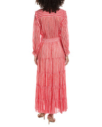 The Kooples Flower Stripes Mini Dress