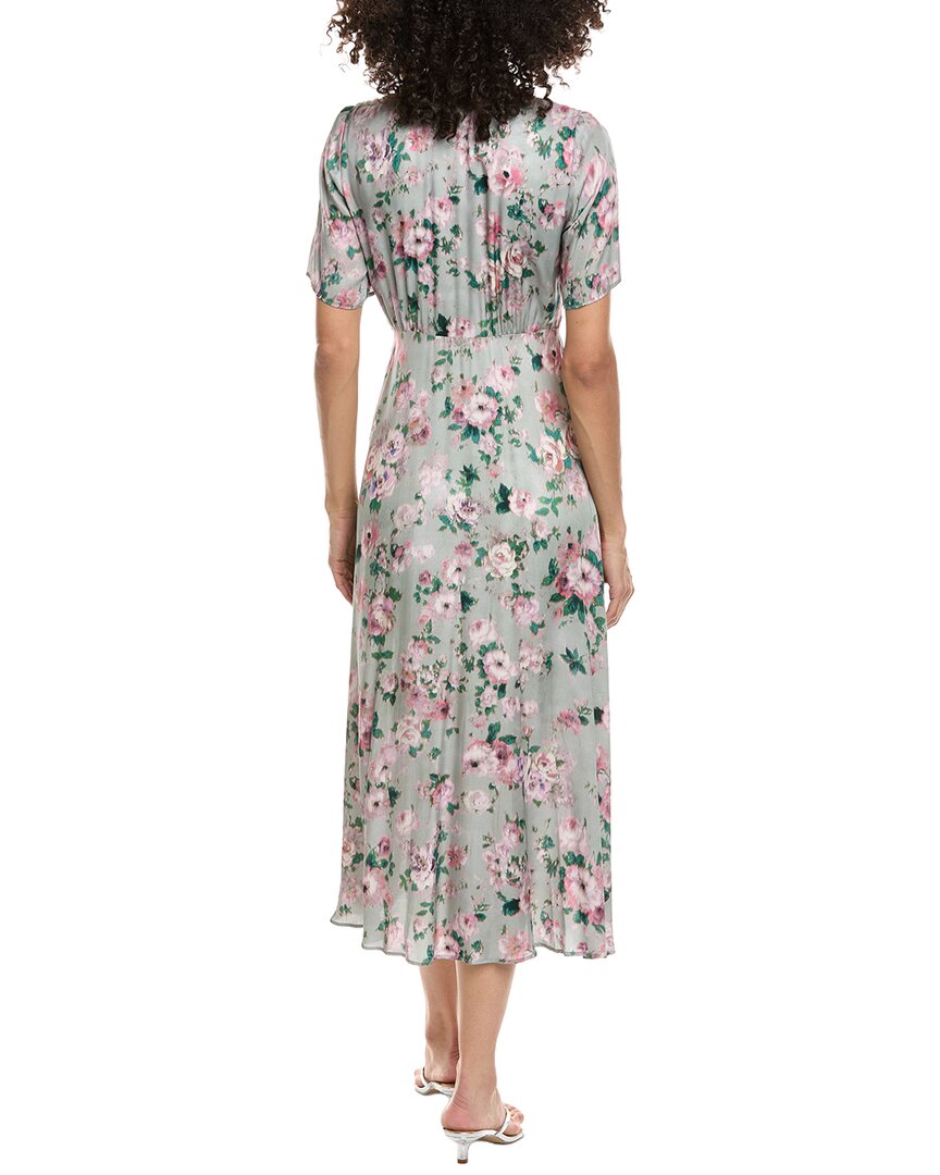 The Kooples Flowing Flowers Midi Dress