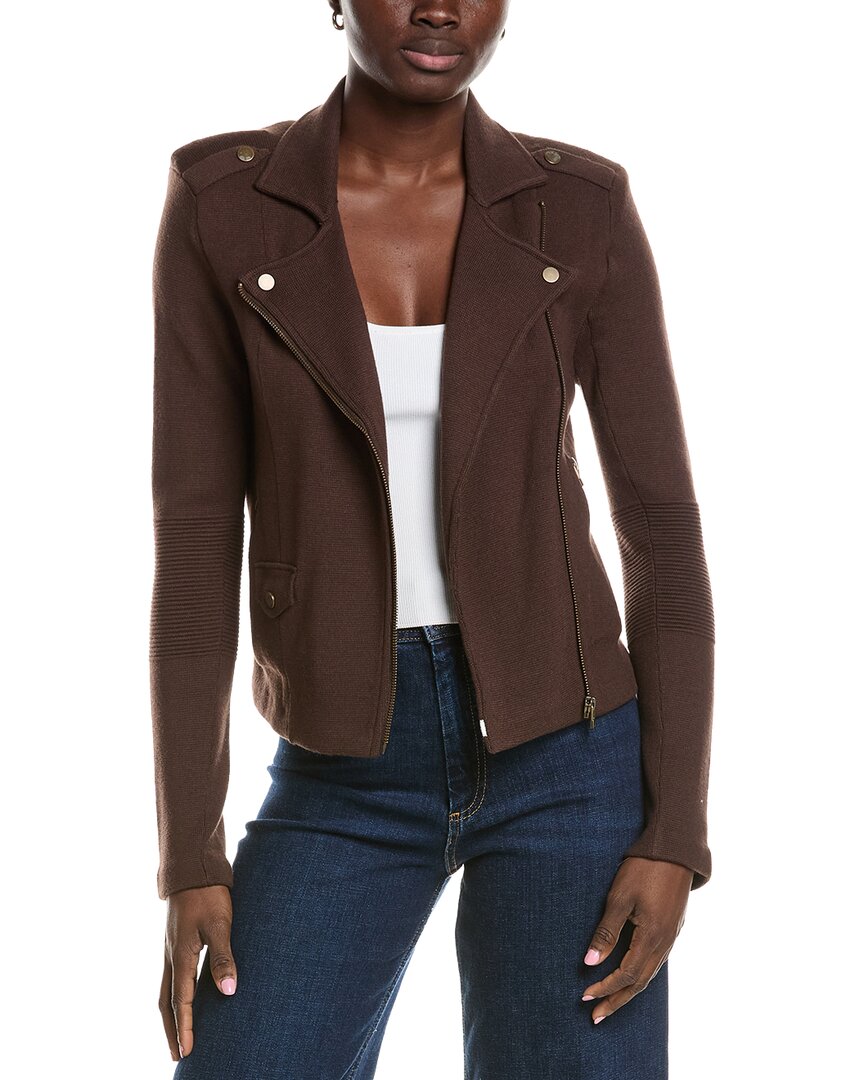 Minnie Rose Knit Moto Jacket