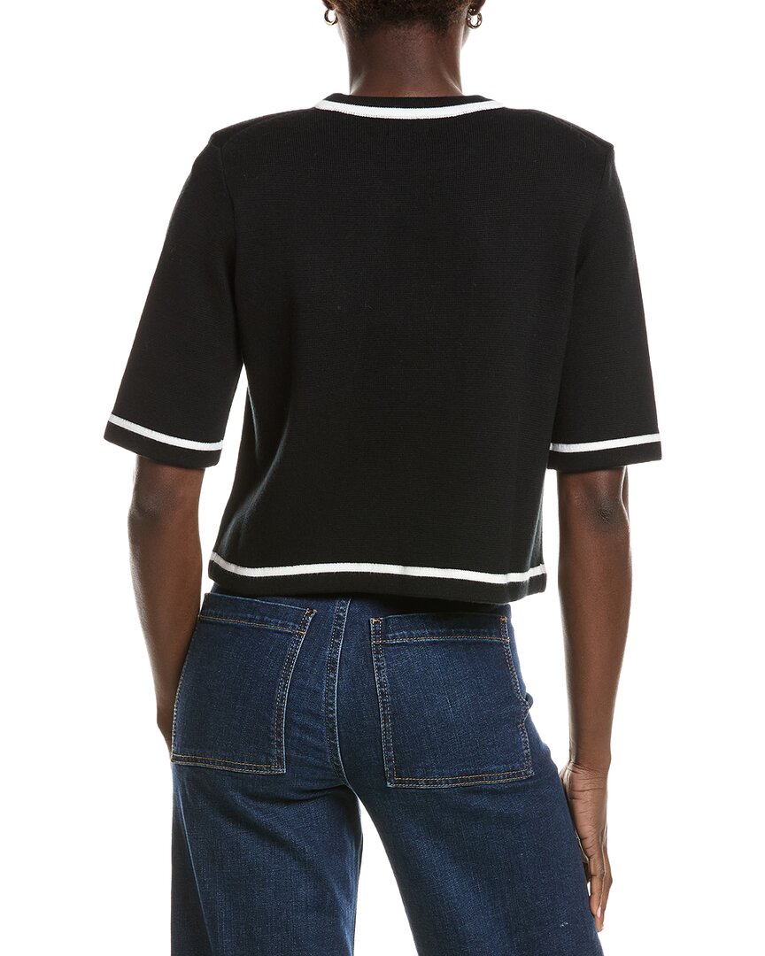 Minnie Rose Minnie Rose Tipped Cropped Jacket