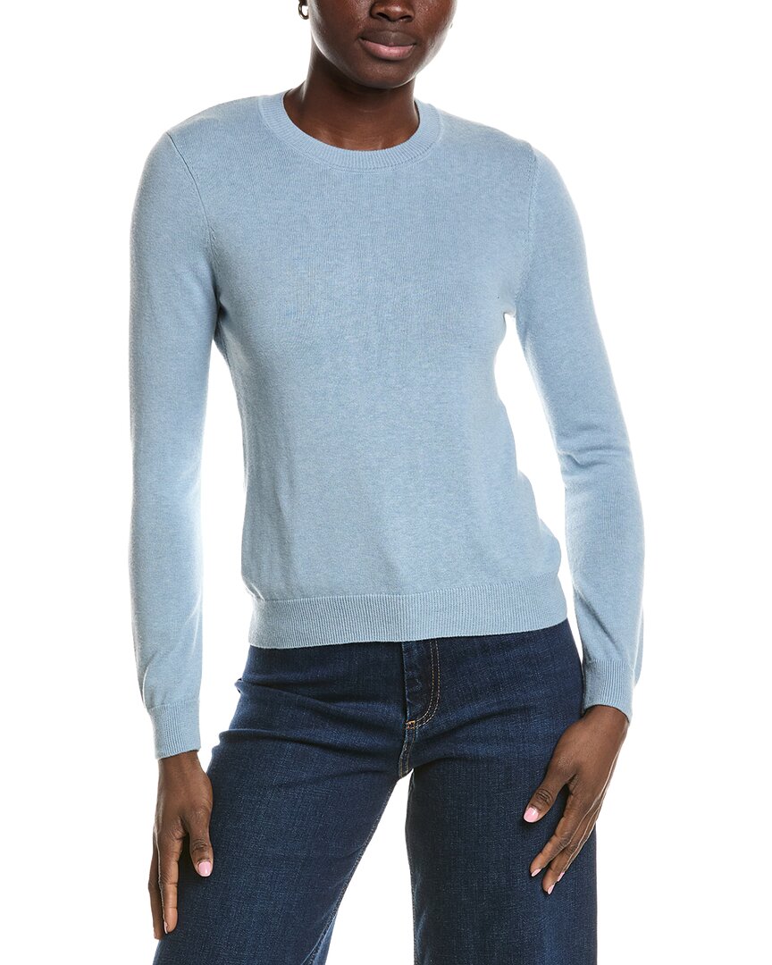 Minnie Rose Power Shoulder Cashmere-Blend Sweater