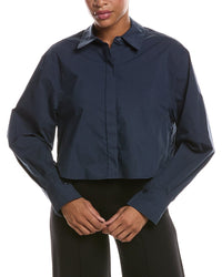SIMKHAI Simkhai Renata Cropped Button Down Shirt