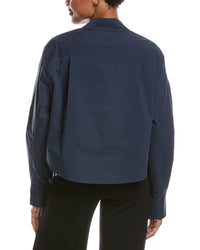 SIMKHAI Simkhai Renata Cropped Button Down Shirt