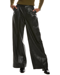 SIMKHAI Simkhai Kobie Leather Wide Leg Pant