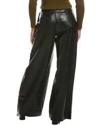 SIMKHAI Simkhai Kobie Leather Wide Leg Pant