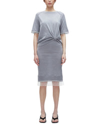 3.1 Phillip Lim Draped Knit Wool Dress