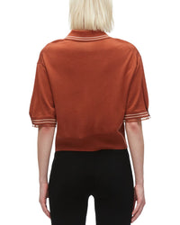 3.1 Phillip Lim Wool Cropped Polo Sweater