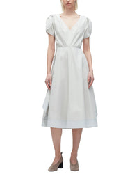 3.1 Phillip Lim Soft Tulip Sleeve V-Neck Dress