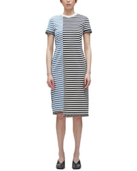 3.1 Phillip Lim Patchwork Short Sleeve T-Shirt Dress