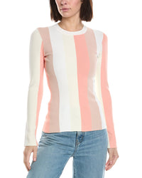 3.1 Phillip Lim 3.1 Phillip Lim Colorblock Stripe Long Sleeve Ribbed Pullover