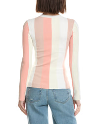3.1 Phillip Lim 3.1 Phillip Lim Colorblock Stripe Long Sleeve Ribbed Pullover