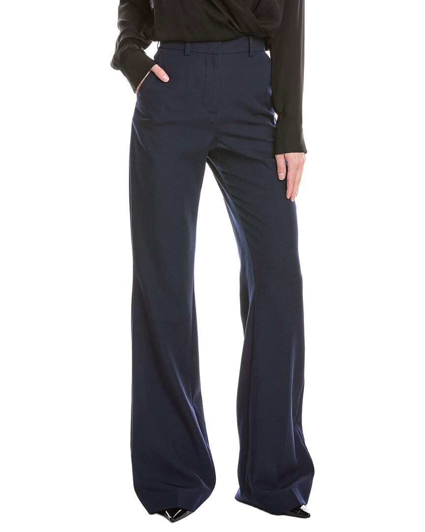 Balmain High Waist Flare Wool Pant