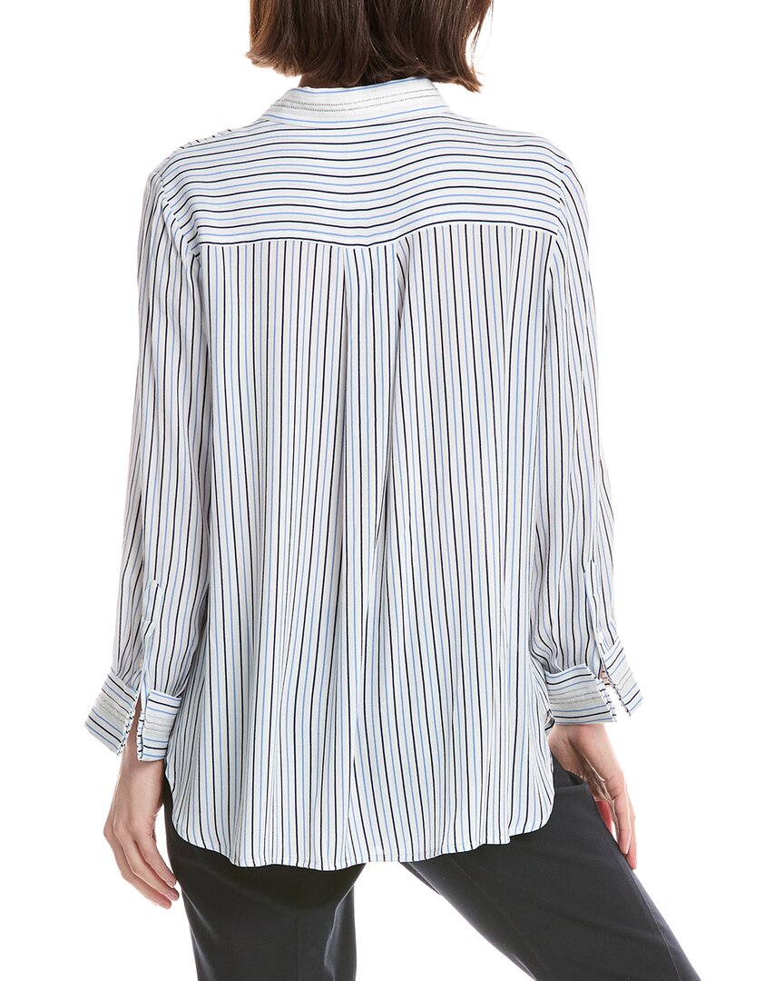 Lemon Grass Beaded Twill Blouse