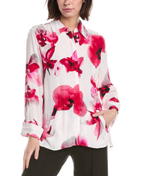 Lemon Grass Beaded Twill Blouse