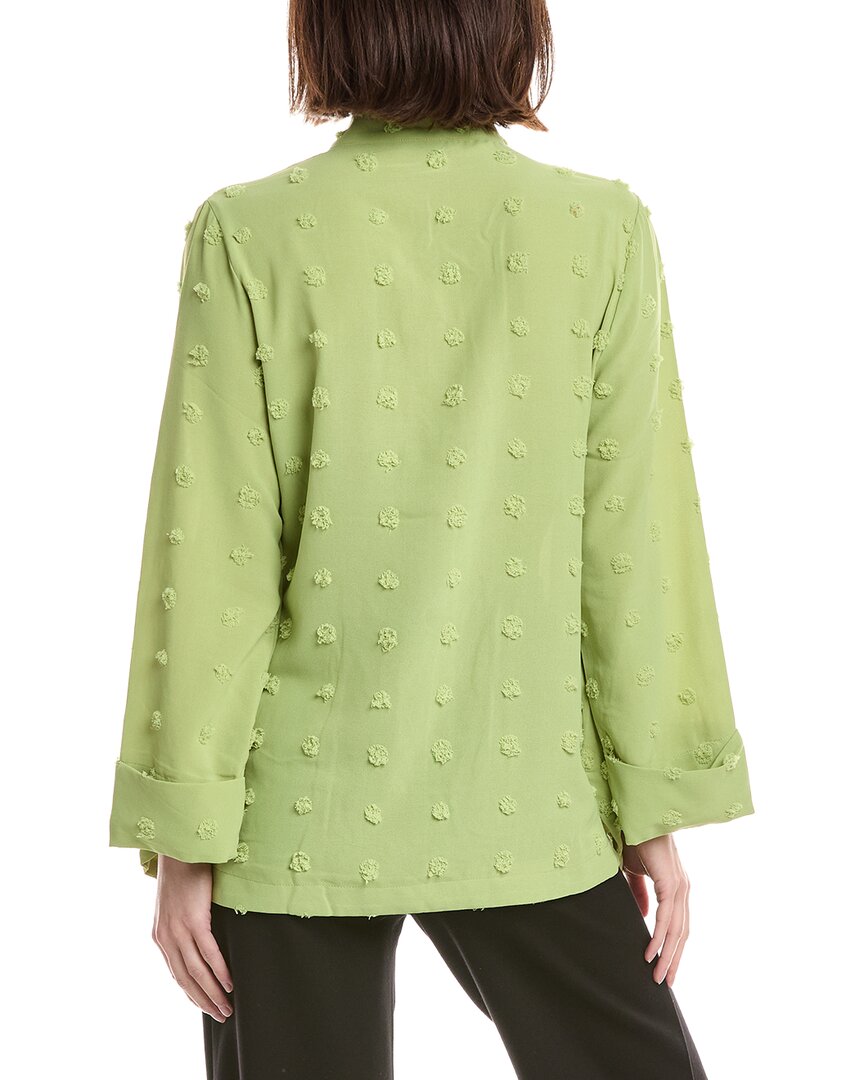 Lemon Grass Front Buttoned Jacket