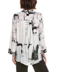 Lemon Grass Stand Collar Blouse