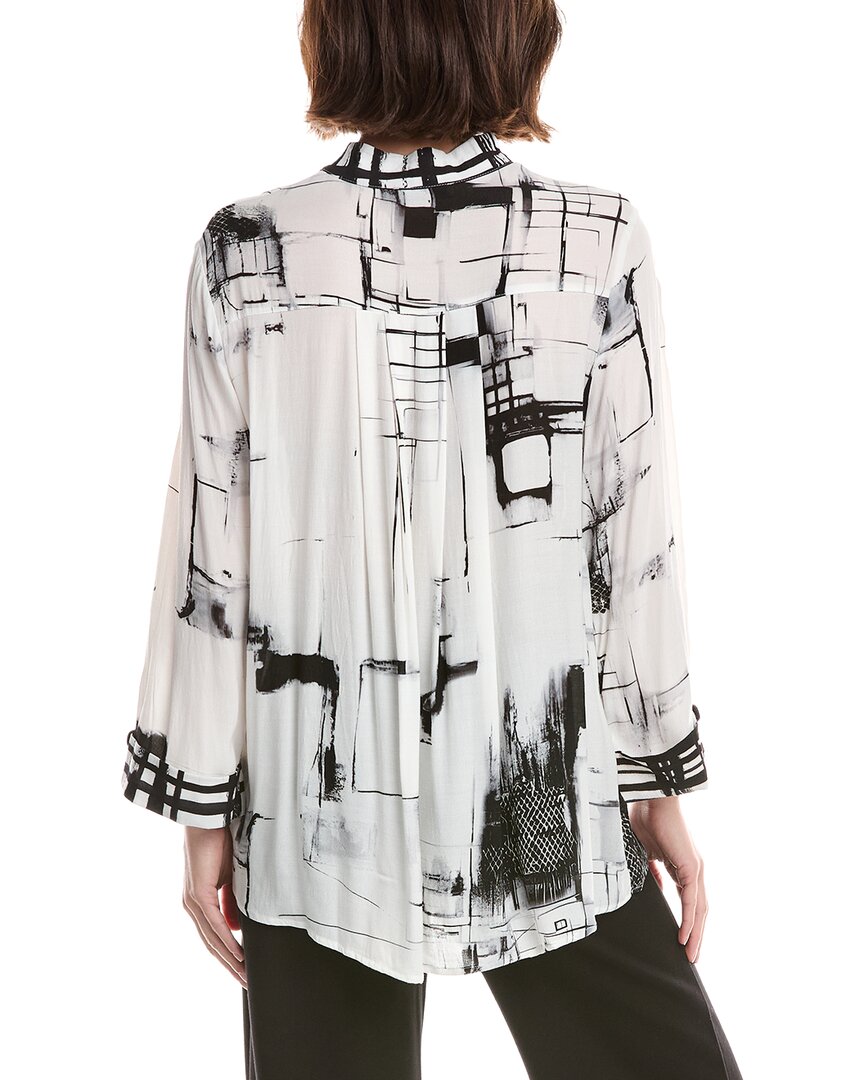 Lemon Grass Stand Collar Blouse