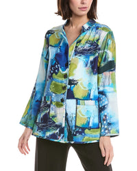 Lemon Grass Stand Collar Reversible Jacket