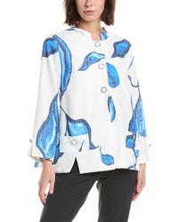 Lemon Grass Stand Collar Jacket