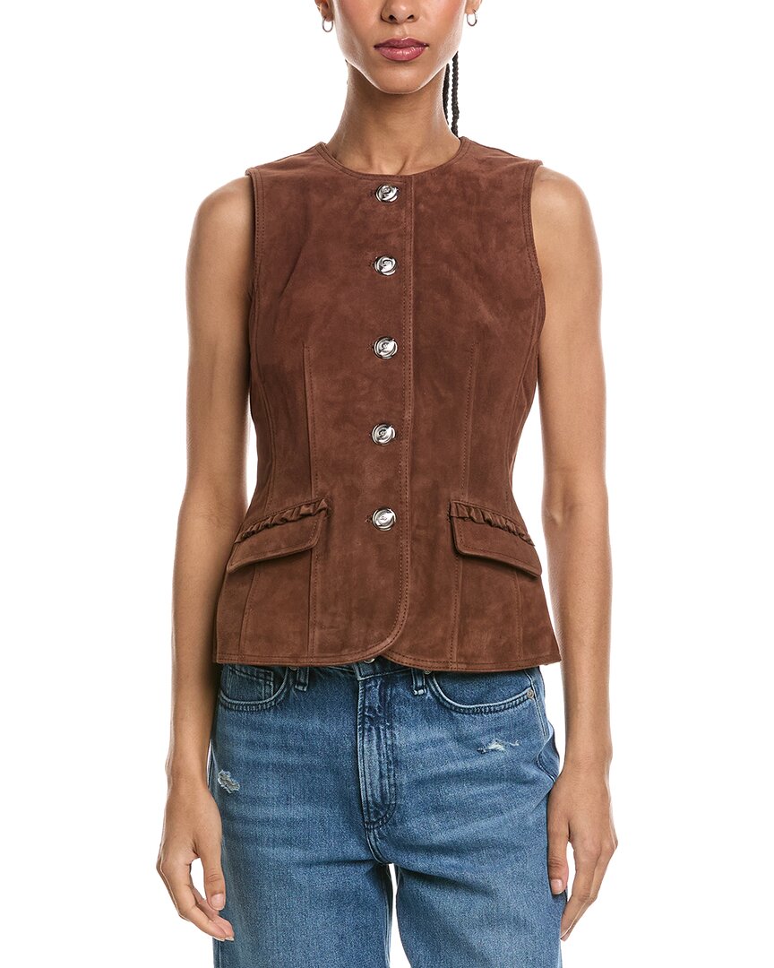 Cinq À Sept Chris Suede Vest