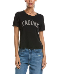 Cinq À Sept J' Adore Shrunken T-Shirt