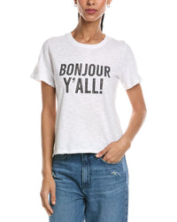 Cinq À Sept Heatset Bonjour Yall Shrunken T-Shirt
