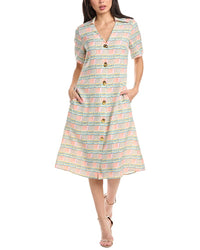St. John Plaid Dress