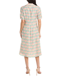 St. John Plaid Dress