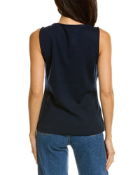 St. John Milano Wool-Blend Shell