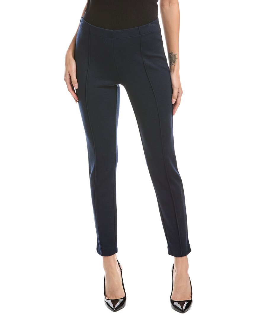 St. John Pull-On Wool-Blend Pant