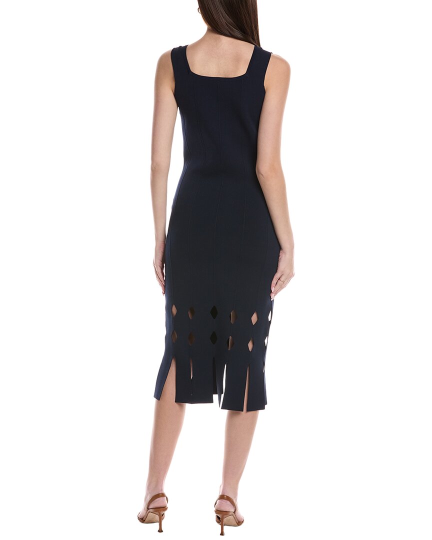 st john milano knit dress St. John Embellished Milano Knit Dress In Black - 70% Off