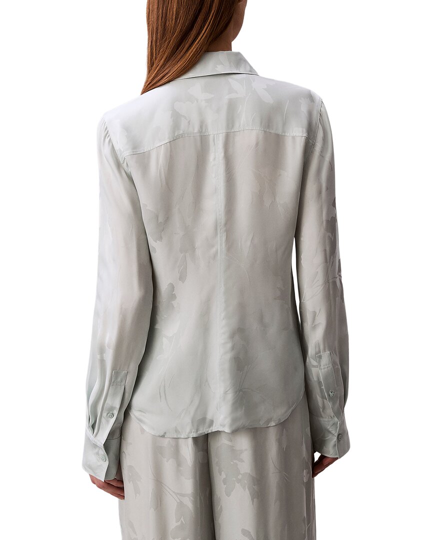 Calvin Klein Jacquard Slim Button-Down Shirt