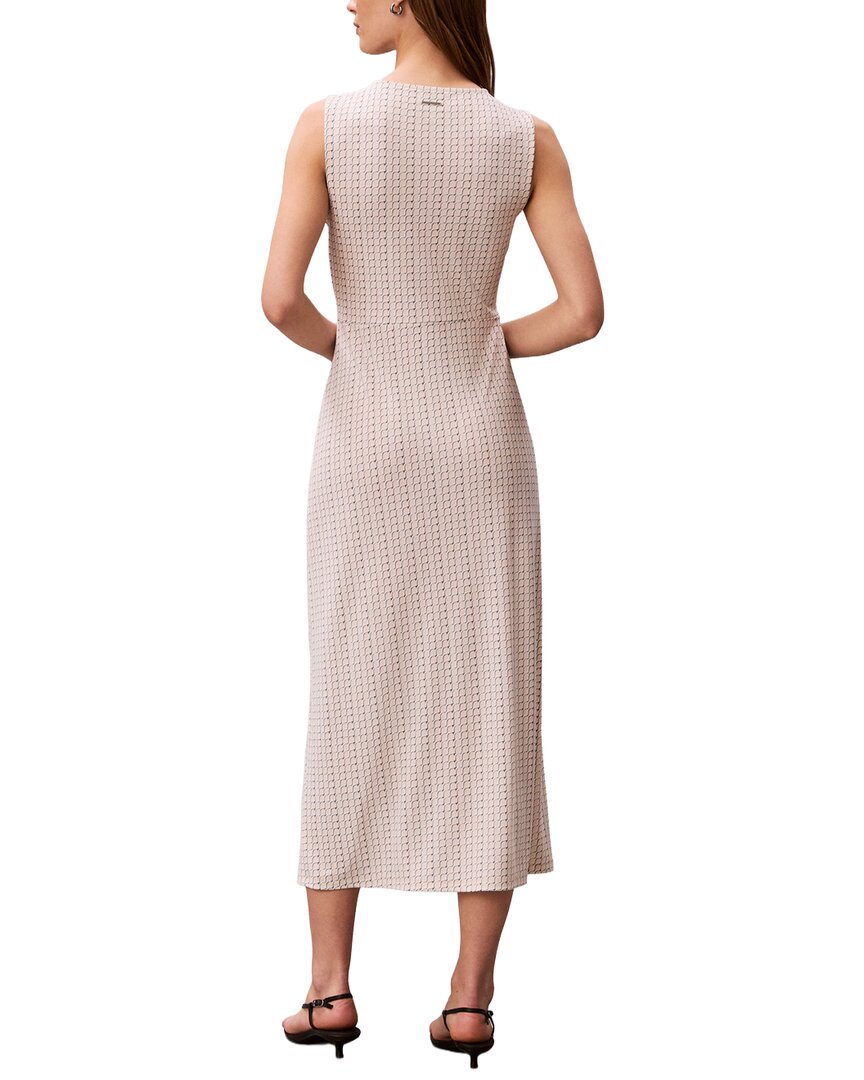 Calvin Klein Printed Crepe Jersey Maxi Dress
