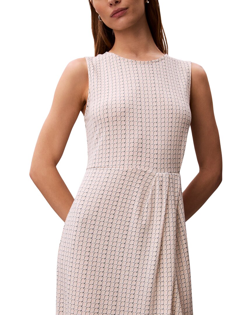 Calvin Klein Printed Crepe Jersey Maxi Dress