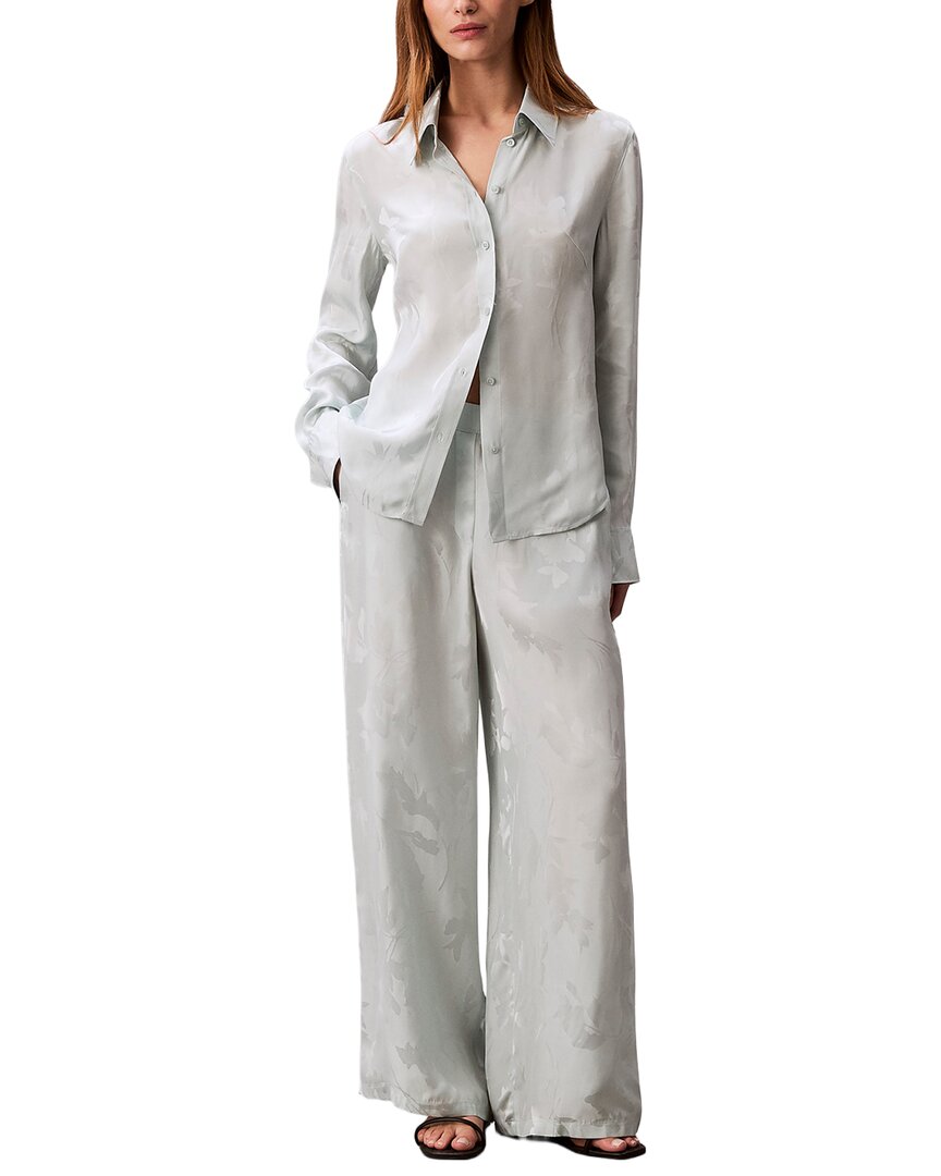 Calvin Klein Jacquard Elastic Back Pant