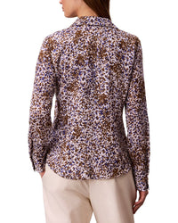 Calvin Klein Textured Print Slim Button-Down Shirt