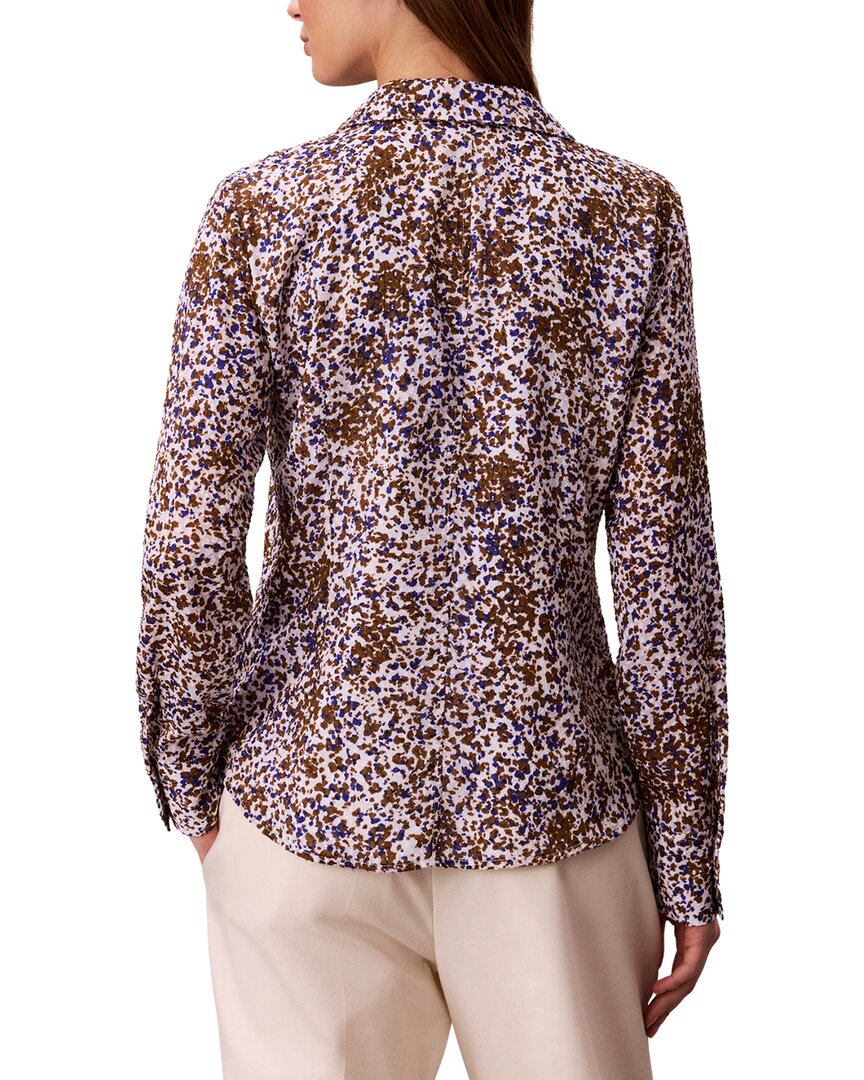 Calvin Klein Textured Print Slim Button-Down Shirt