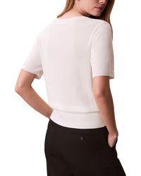 Calvin Klein Viscose Knit Sweater T-Shirt