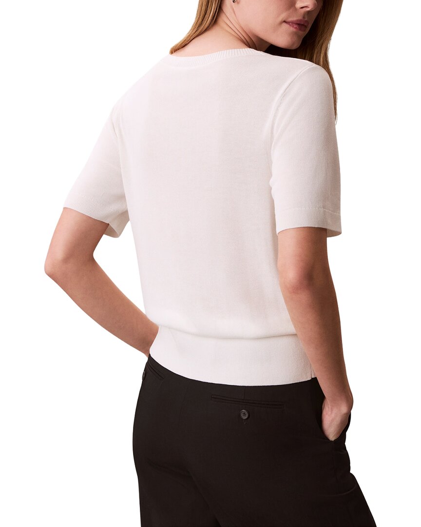 Calvin Klein Viscose Knit Sweater T-Shirt