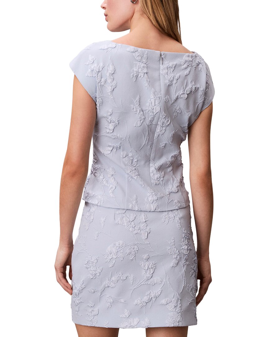 Calvin Klein Cloque Short Sleeve Top