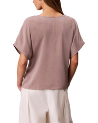 Calvin Klein Washed Satin T-Shirt