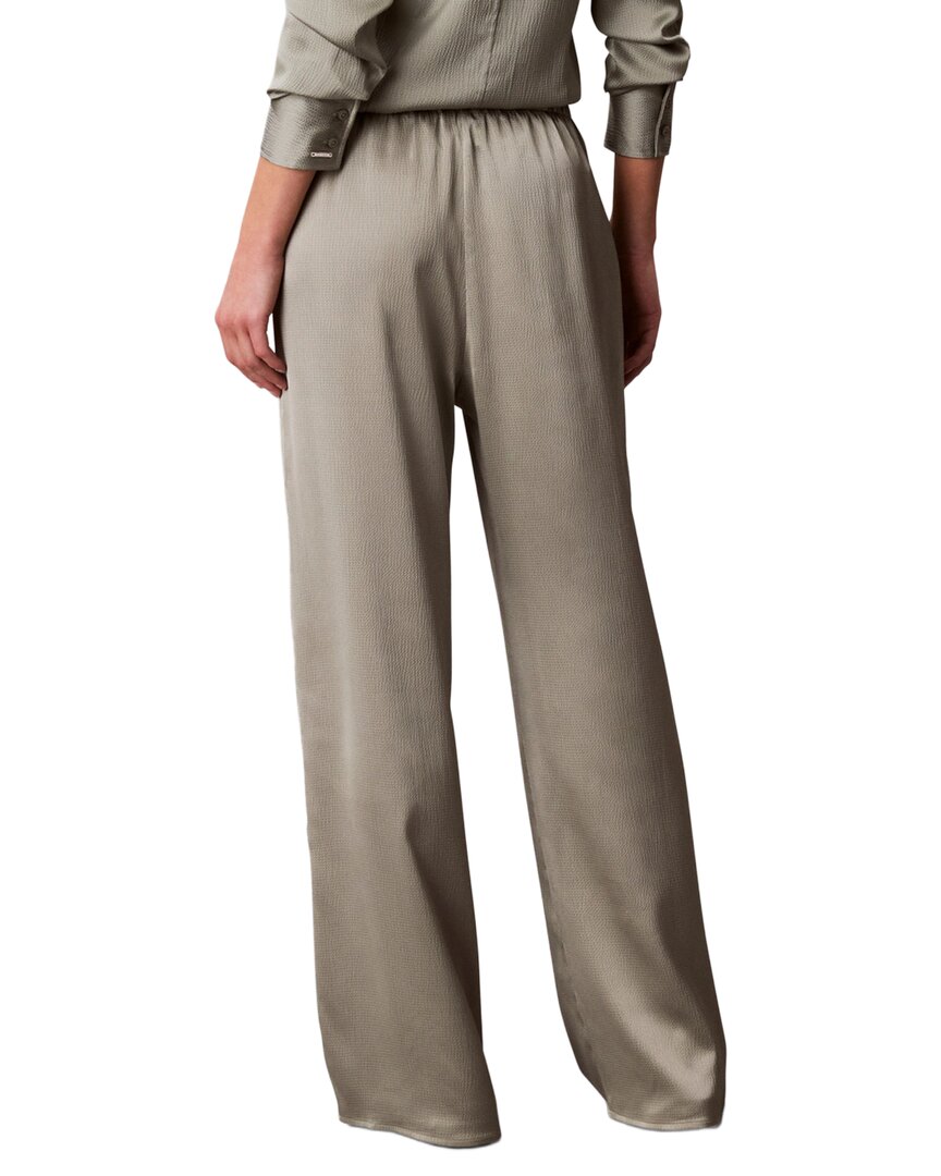 Calvin Klein Hammered Satin Pull-On Pant