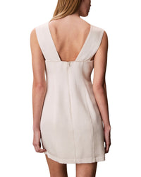 Calvin Klein Heavy Textured Shine Mini Dress