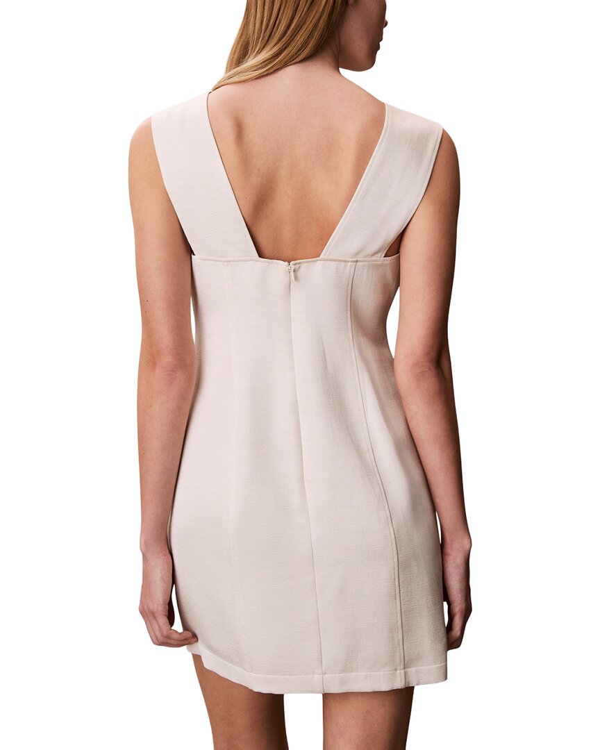 calvin klein backless dress Calvin Klein Heavy Textured Shine Mini Dress – Bluefly