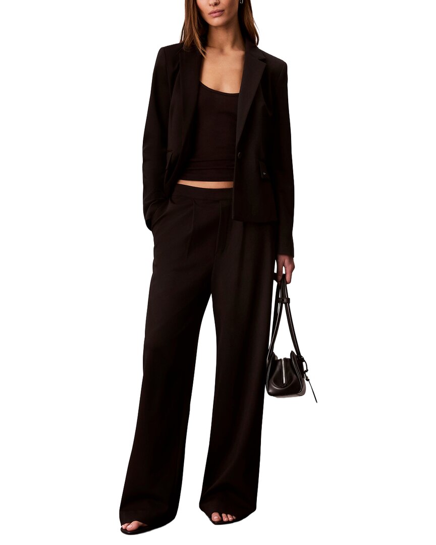 Calvin Klein Ponte Wide Leg Pant