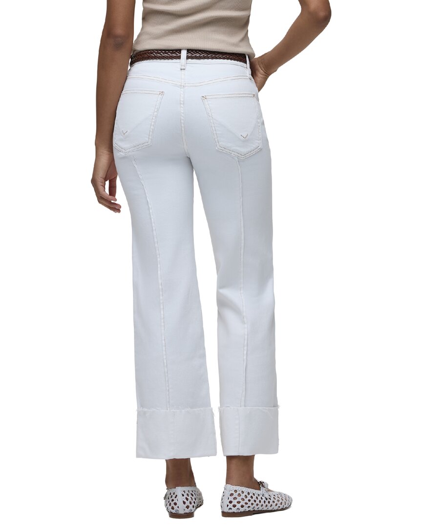 Hudson Jeans Rosie High Rise Pintucked Wide Leg Jean